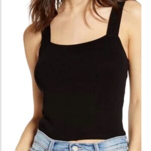 Leith Black Tank Top